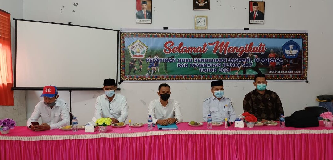 Dosen Penjas UBBG Menjadi Pemateri Pelatihan Guru Penjaskes se-Aceh Tengah