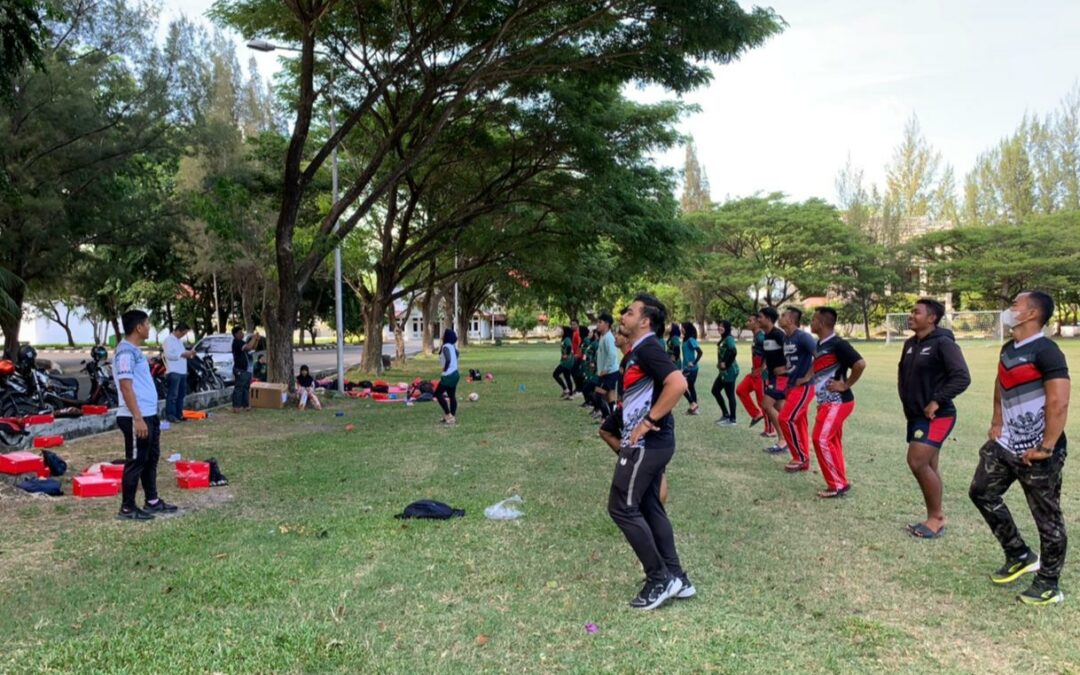 Dosen Penjas UBBG Menjadi Instruktur Senam Kreasi Atlet PON Rugby Acehf