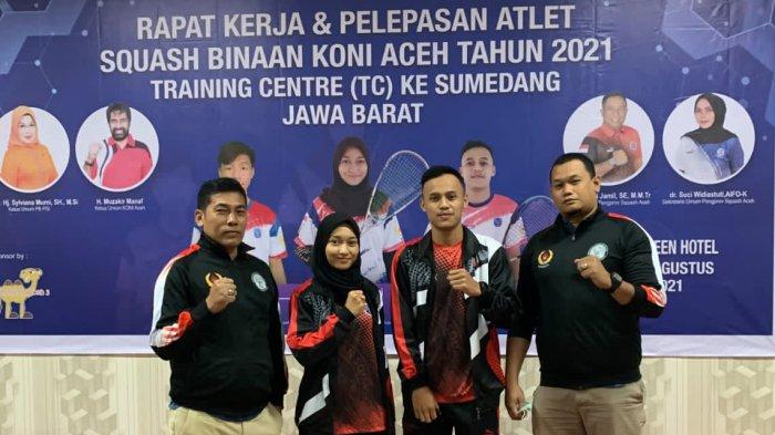 Dua Atlet Squash UBBG Banda Aceh Dikirim Ke Sumedang, Jalani TC Beberapa Bulan