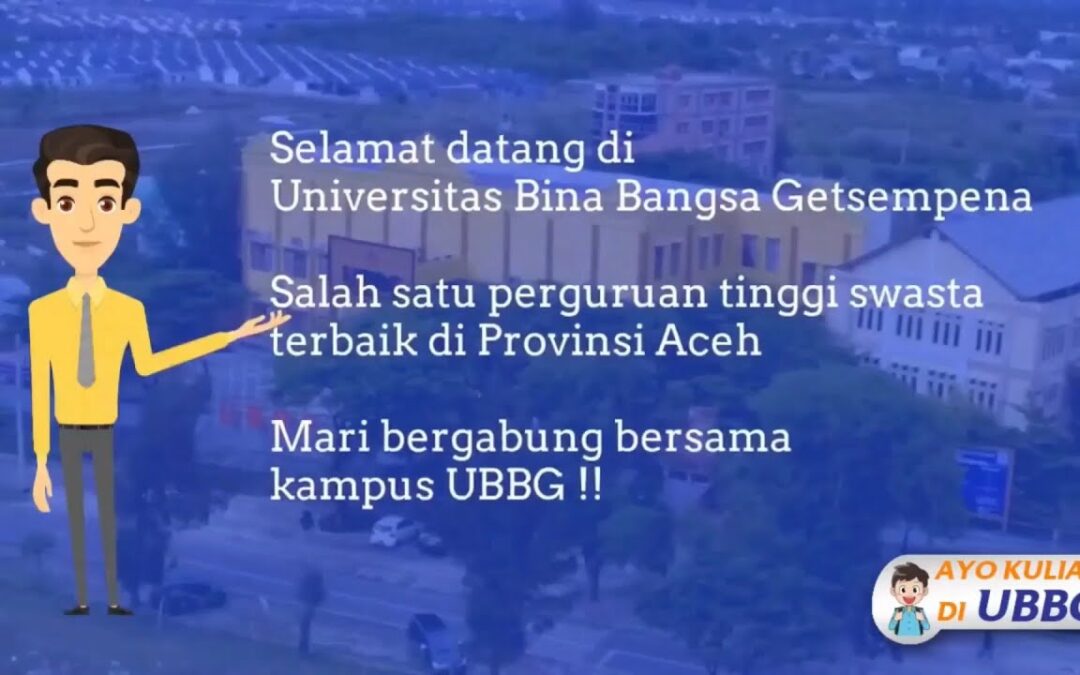 BBG TV: Ini Cara Daftar Kuliah di UBBG, Mudah & Praktis