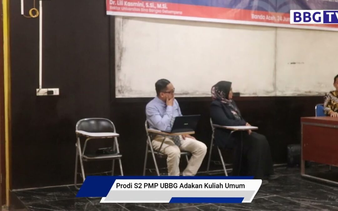 Video: Prodi S2 PMP UBBG Adakan Kuliah Umum, Hadirkan Pakar Pendidikan Nasional