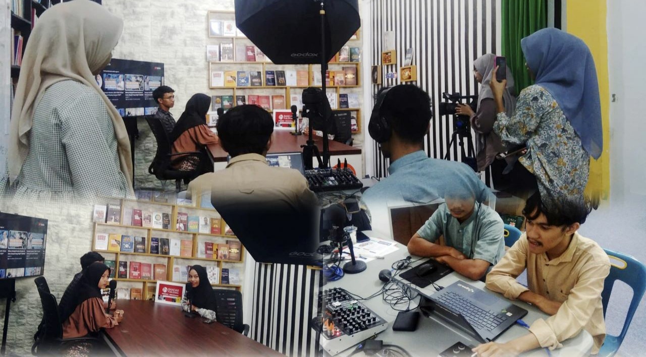 Mahasiswa PENBI UBBG Lakukan Kunjungan Edukasi ke Studio Sagoe TV