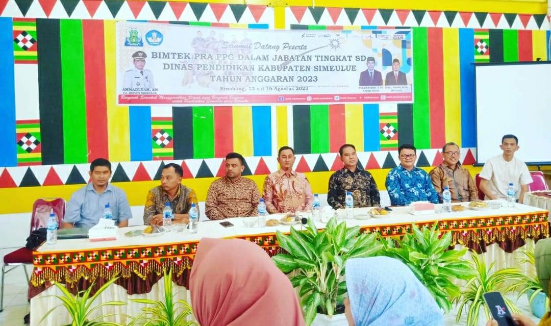 Dosen UBBG Menjadi Pemateri Bimtek PPG Dalam Jabatan di Kabupaten Simeulue