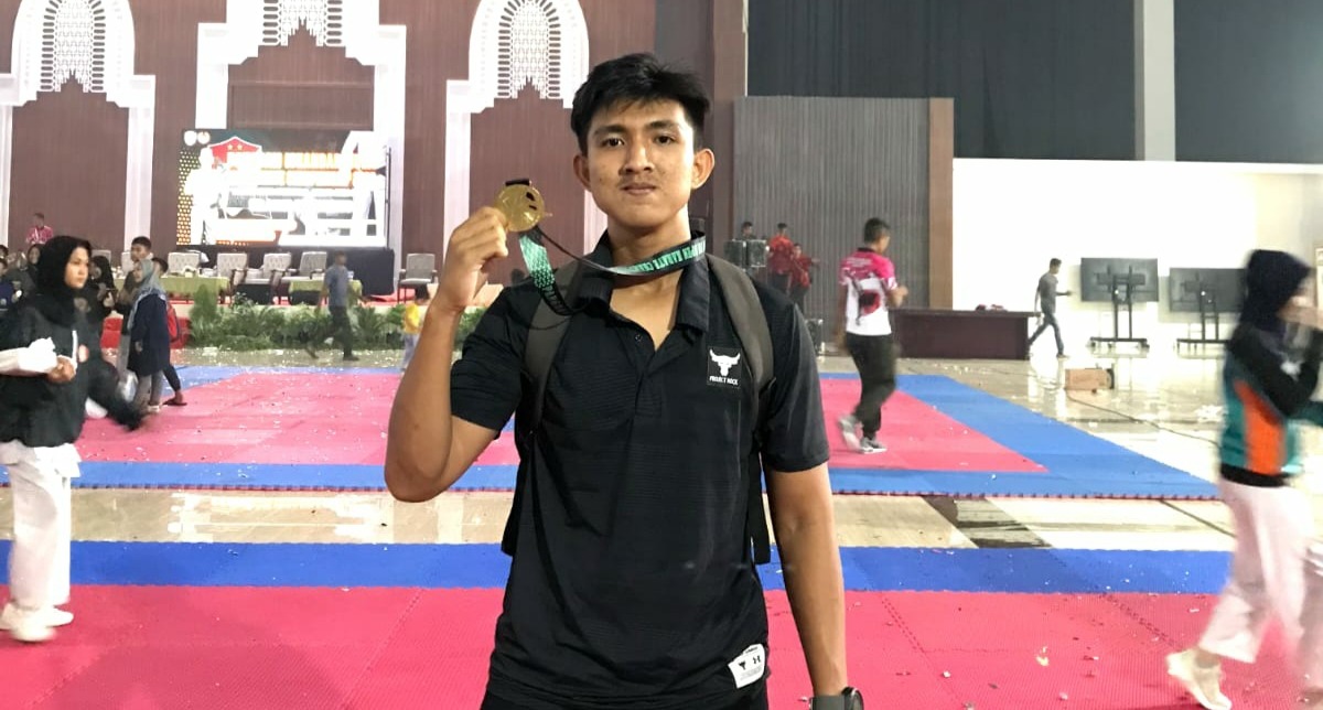 Teguh Audit Fahruzi, Sang Atlet UBBG Peraih Emas Kejuaraan Karate Piala Pangdam Iskandar Muda