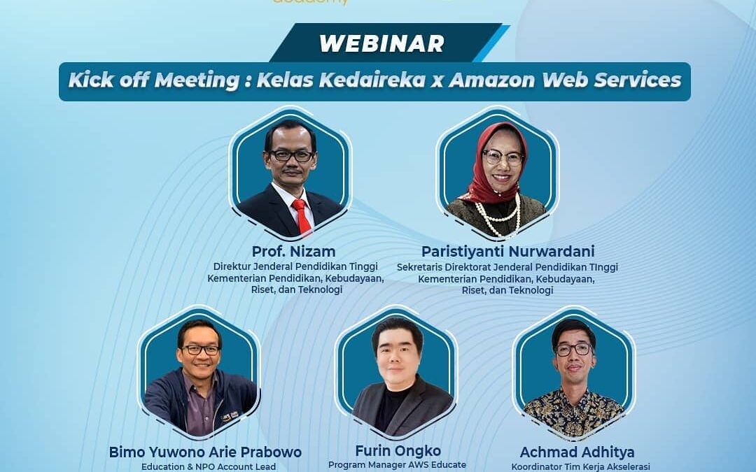 Kolaborasi Kedaireka dan Amazon Web Services, Beri Pelatihan Teknologi Cloud