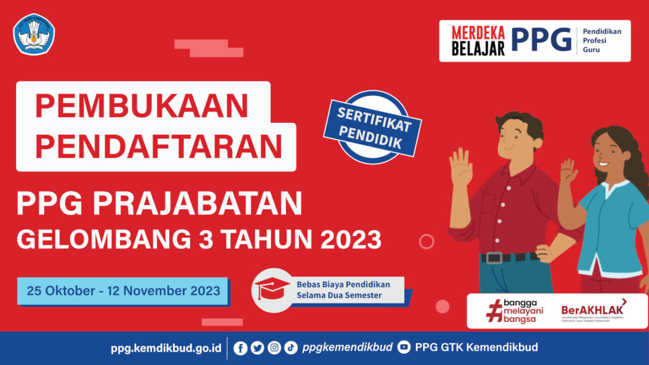 Jangan Ketinggalan! PPG Prajabatan Gelombang 3 Telah Dibuka Hingga 12 ...