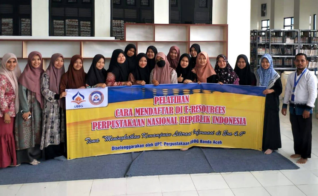 Perpustakaan UBBG Gelar Pelatihan Cara Mendaftar di E-Resources Perpustakaan Nasional Republik Indonesia