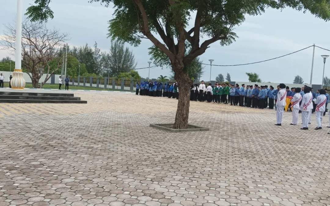 Mahasiswa UBBG Menjadi Petugas Upacara Hardiknas LLDikti Wilayah XIII Aceh