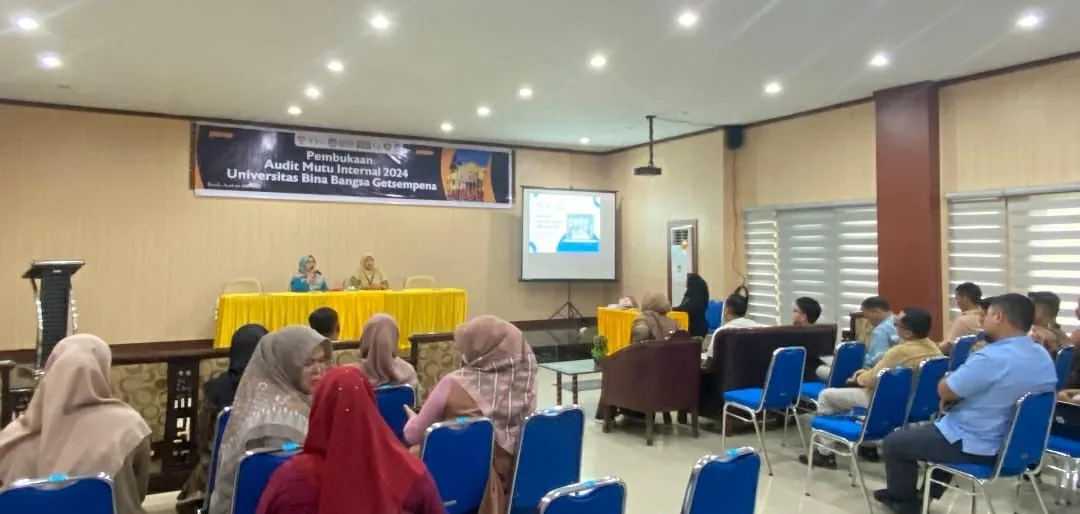 Rektor UBBG Buka Kegiatan Sosialisasi AMI Berbasis ISO Tahun 2024