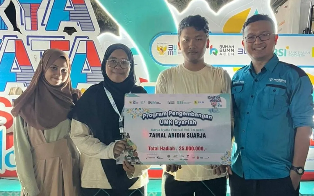 Tim Inbis UBBG Juara Program Pengembangan UMK Syariah Karya Nyata Festival BUMN