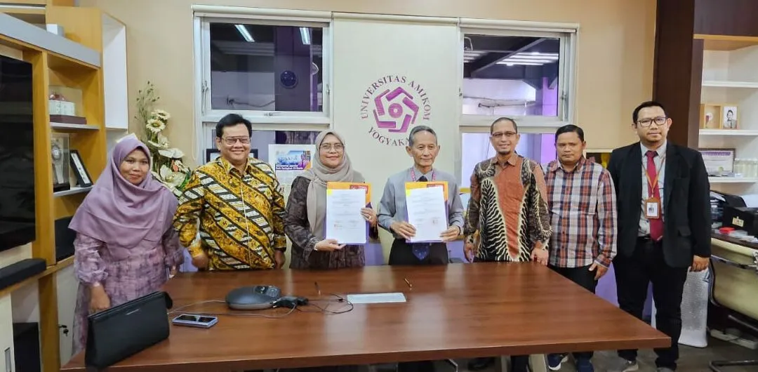 Kembangkan Tri Dharma PT, UBBG dan Universitas Amikom Yogyakarta Teken MoU Kerja Sama