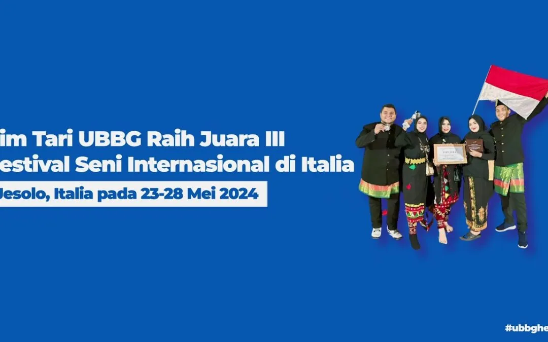 Video: [FULL PERFORMANCE] Tim Tari UBBG Raih Juara III Festival Seni Internasional di Italia