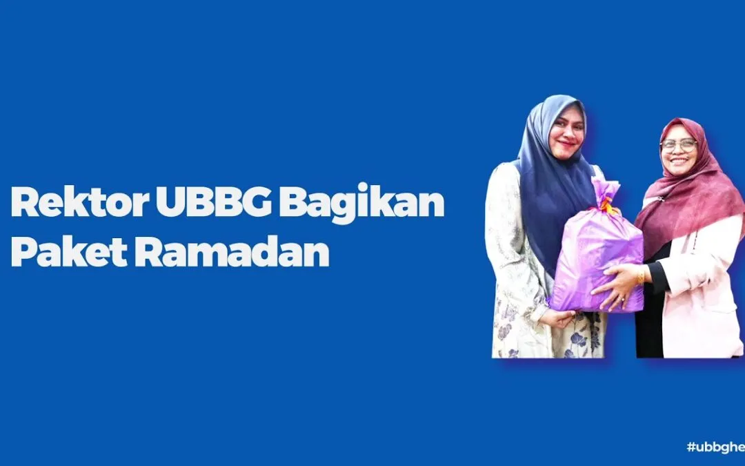 Video: Rektor UBBG Bagikan Paket Ramadan