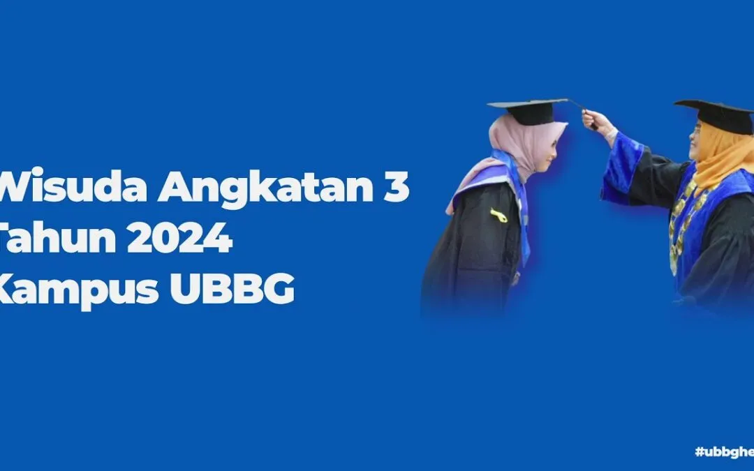 Video: Wisuda Angkatan 3 Tahun 2024 Kampus UBBG