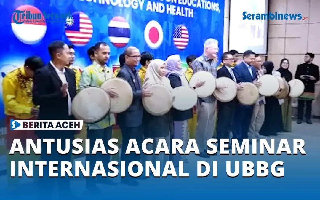 Video: Ratusan Mahasiswa, Guru, dan Dosen di Aceh Antusias Ikut Seminar Internasional di UBBG