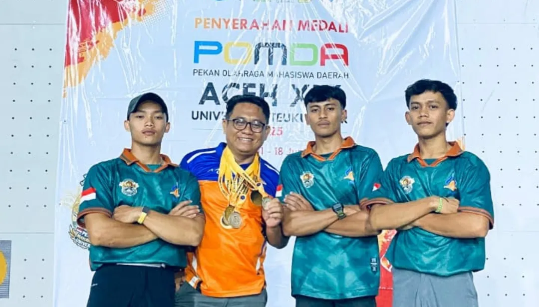 Tak Hanya Atletik, UBBG Juga Raih Juara Umum Cabor Panjat Tebing pada POMDA Aceh XIX Tahun 2025