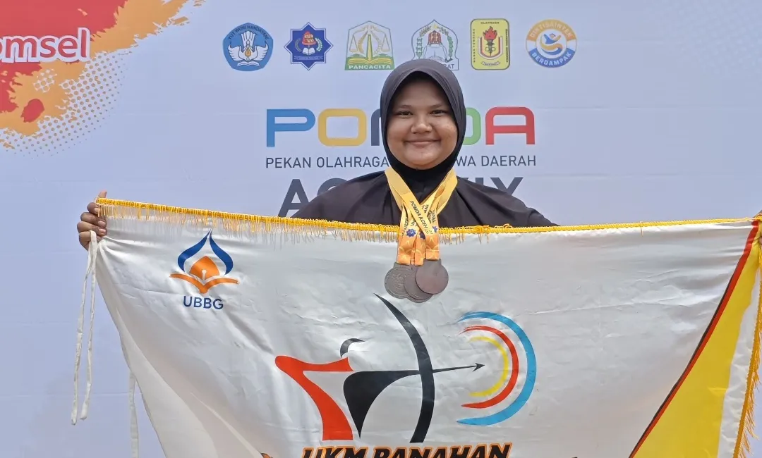 Mahasiswi Keperawatan UBBG Ini Boyong Empat Medali Pada Kejuaraan Panahan POMDA Aceh XIX Tahun 2025