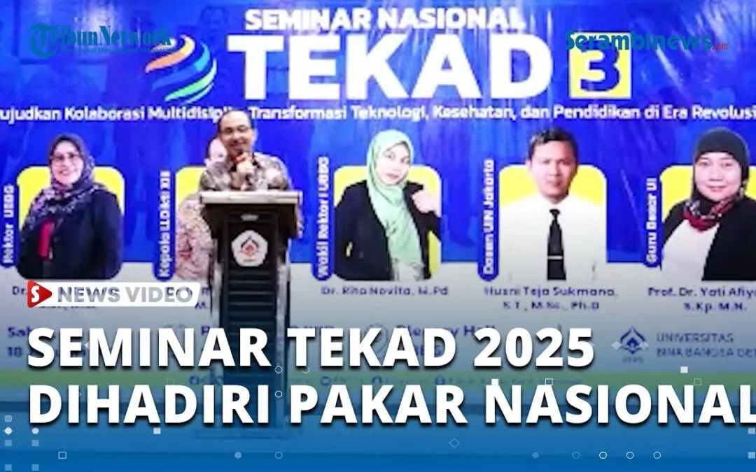 Video: Ratusan Mahasiswa UBBG Antusias Ikut Seminar Nasional TEKAD 2025, Hadirkan Pakar Nasional