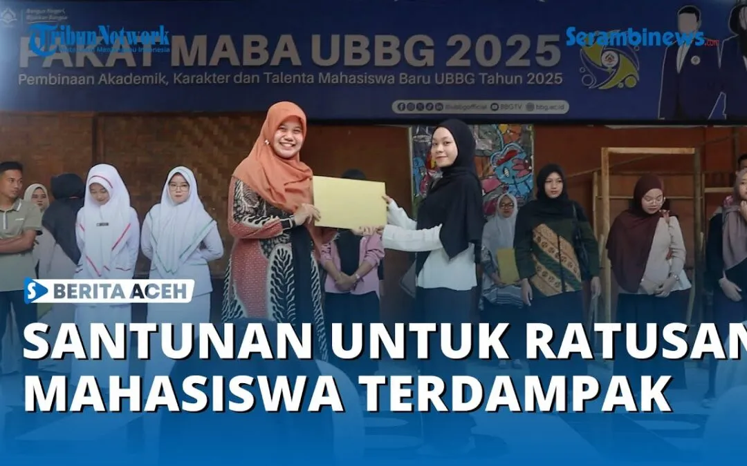 Video: UBBG Berikan Bantuan Pendidikan dan Santunan untuk Ratusan Mahasiswa Terdampak