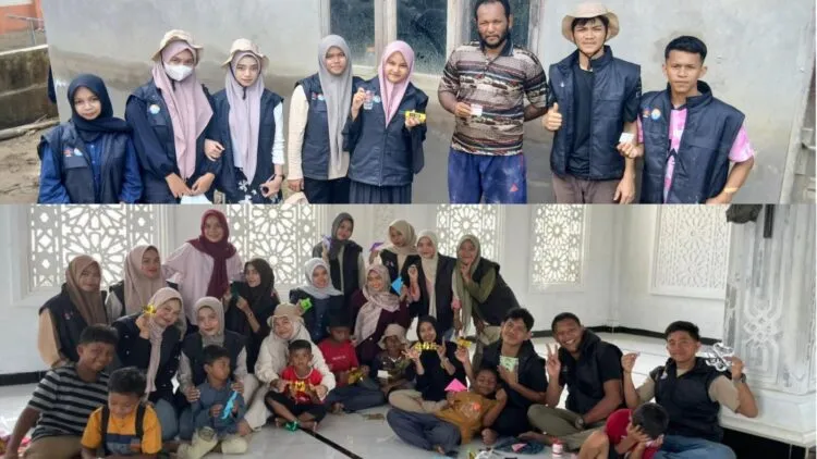 Mahasiswa UBBG Berkontribusi untuk Pemulihan Bencana di Aceh, dari Inovasi Hingga Trauma Healing