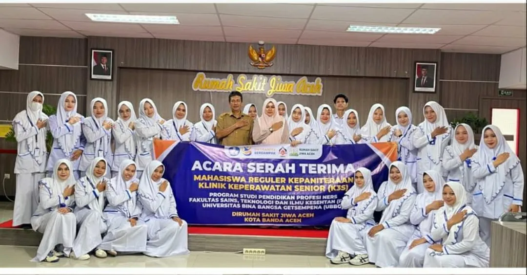 Serah Terima Mahasiswa Pendidikan Profesi Ners UBBG di Rumah Sakit Jiwa Aceh Berlangsung Sukses