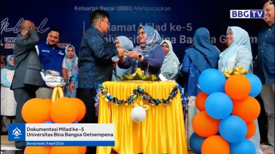 Video: Dokumentasi Milad ke-5 Universitas Bina Bangsa Getsempena