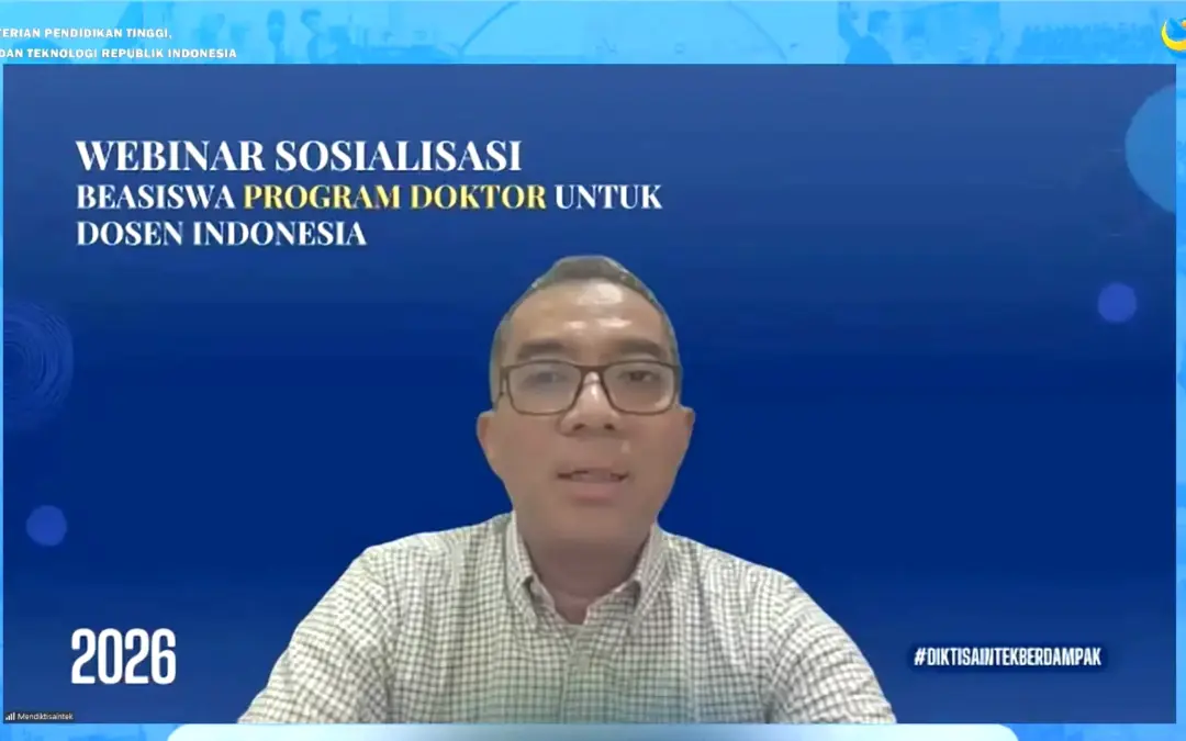 Sosialisasi Beasiswa Program Doktor untuk Dosen Indonesia (PDDI) Tahun 2026