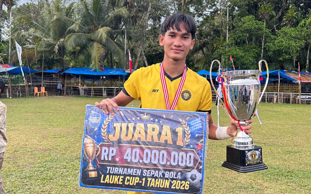 Rafit Maulidin, Mahasiswa Penjas UBBG yang Tergabung dalam Klub PS Sanggiran Raih Juara 1 Kejuaraan Lauke Cup 1