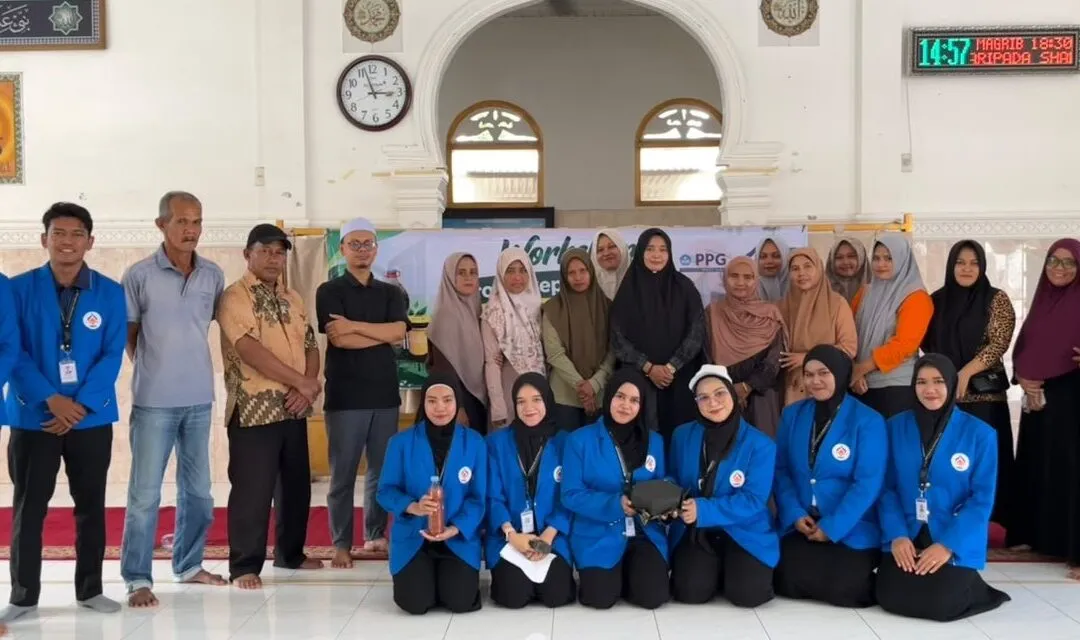 Mahasiswa PPG UBBG Gelar Gerakan Desa Peduli Sampah di Lambro Bileu Aceh Besar